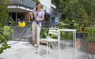 Мойка высокого давления для уборки балкона и полива растений