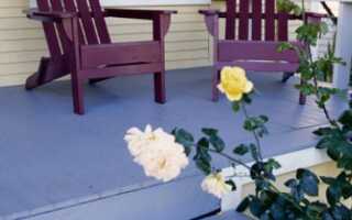 Садовая мебель: как придать им цвет с помощью эмали
