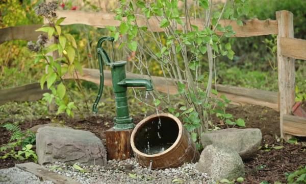 Садовая пружина из керамической бочки - сделай сам (ВИДЕО)