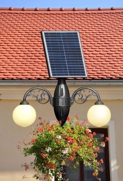 SOLUS CLASSIC - декоративный автономный садовый фонарь в оригинальном, классическом стиле