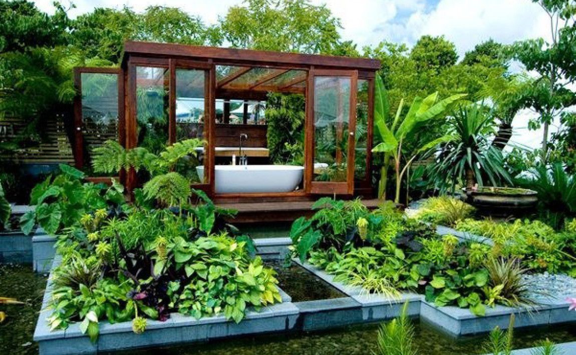 Банный салон в саду - E-garden