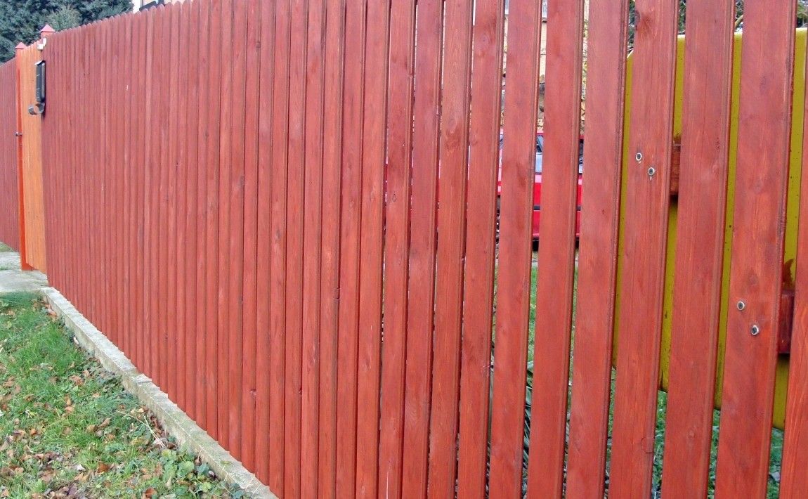 Деревянный забор - идиллический и неприхотливый - E-garden